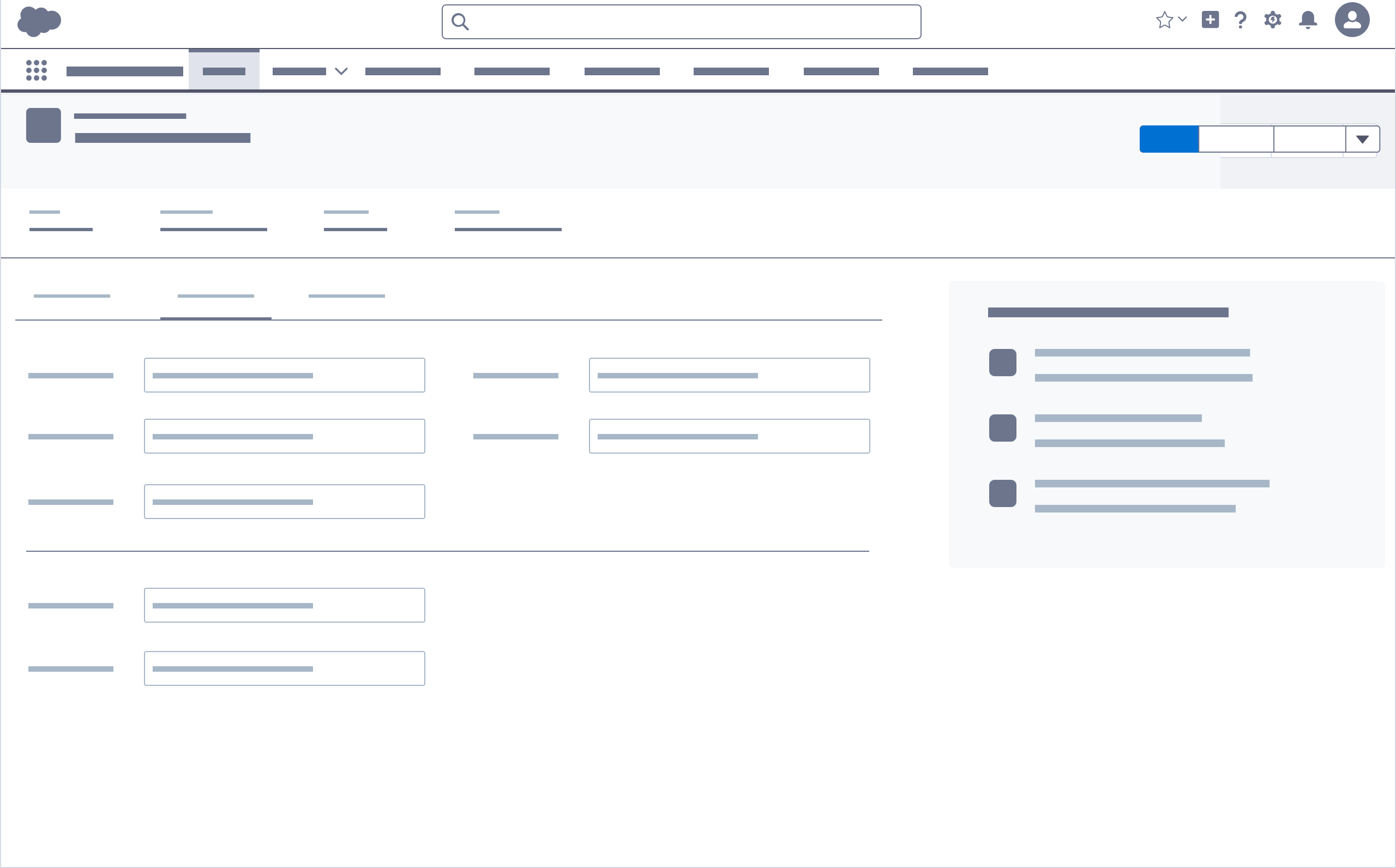 Launching a builder from a standard object record detail page